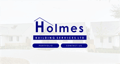 Desktop Screenshot of holmesbuilding.co.uk
